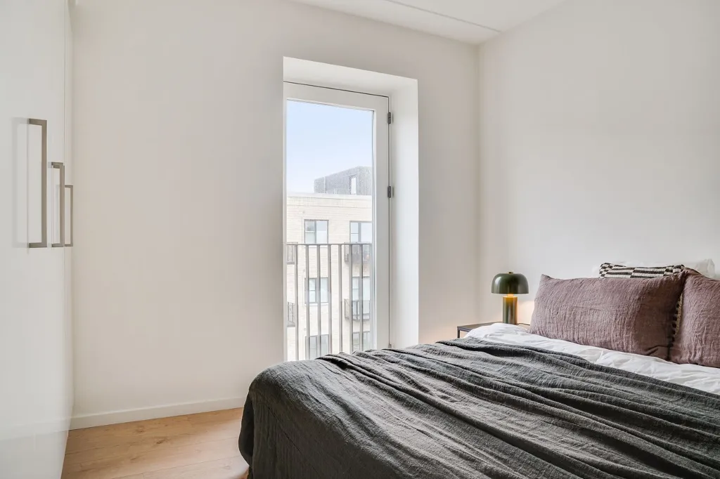 Bedrooms - Apartment with Balcony in Tilst