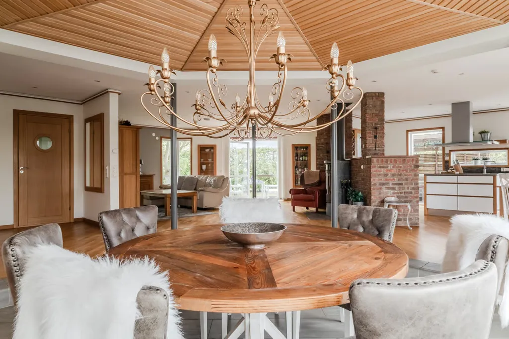 Salle à manger - Architectural Villa with Sea View in Södra Näs