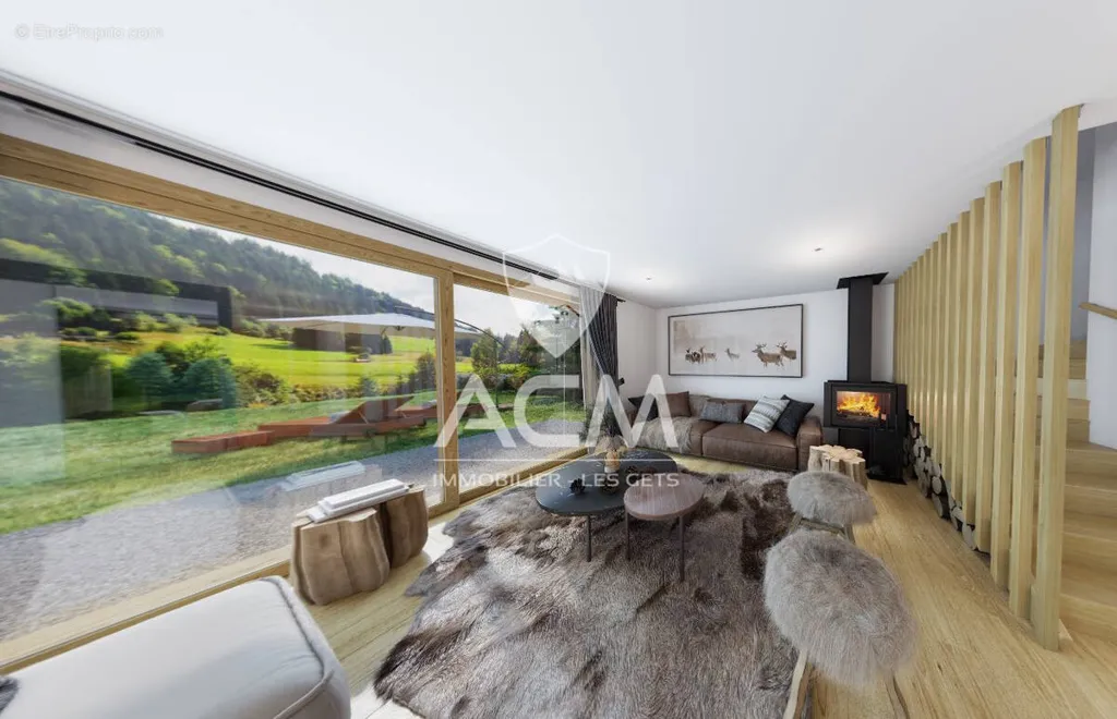 Séjour - Chalet avec Piscine dans le Domaine de l'Ardoise à Morzine