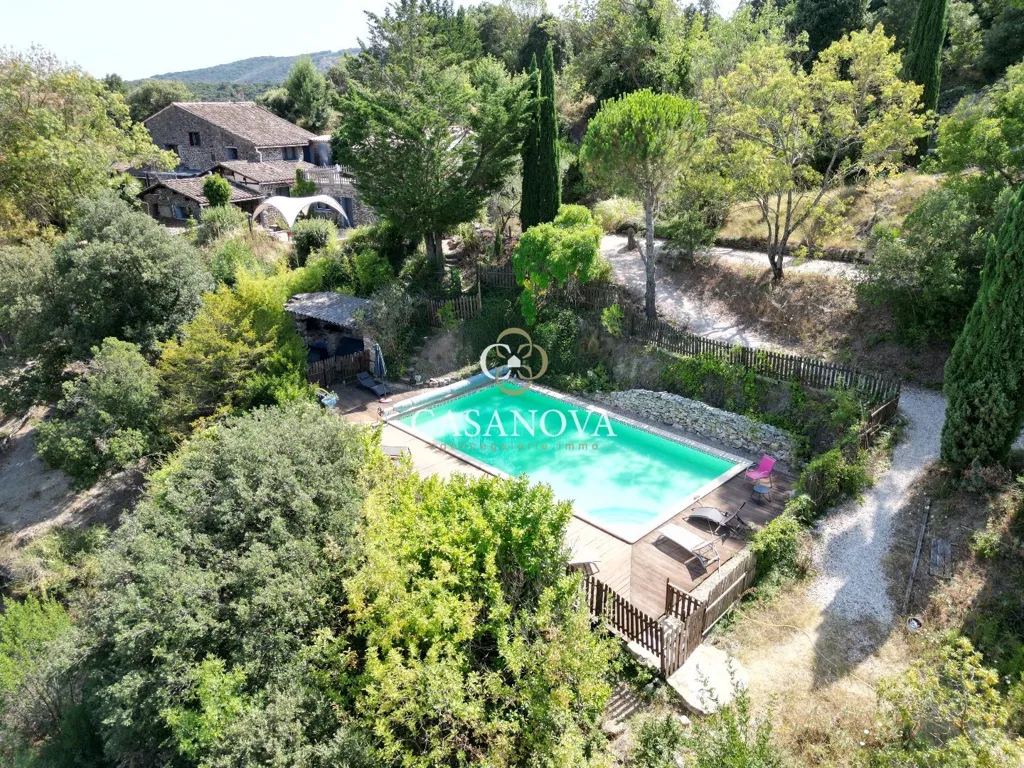 Õhuvaade - Character House with Panoramic View near Clermont-l'Hérault