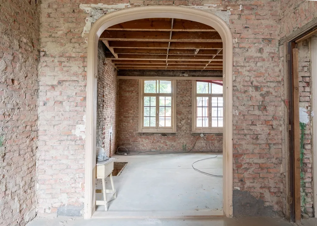 Hallway - House for Renovation with Garden in Antwerp