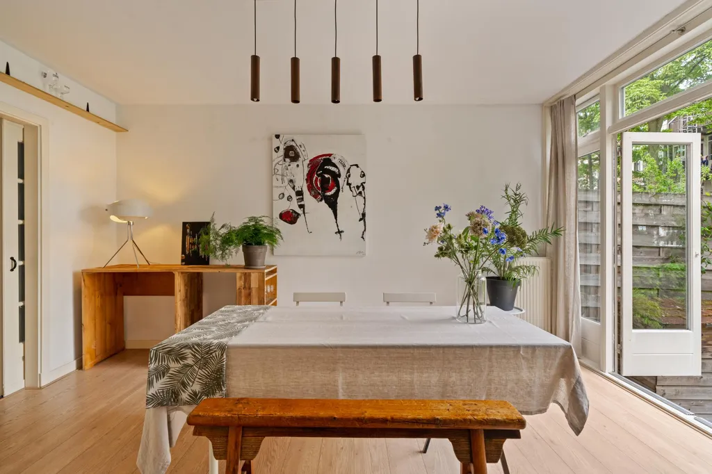 Sala da pranzo - Galerijflat with Garden in Blijdorp