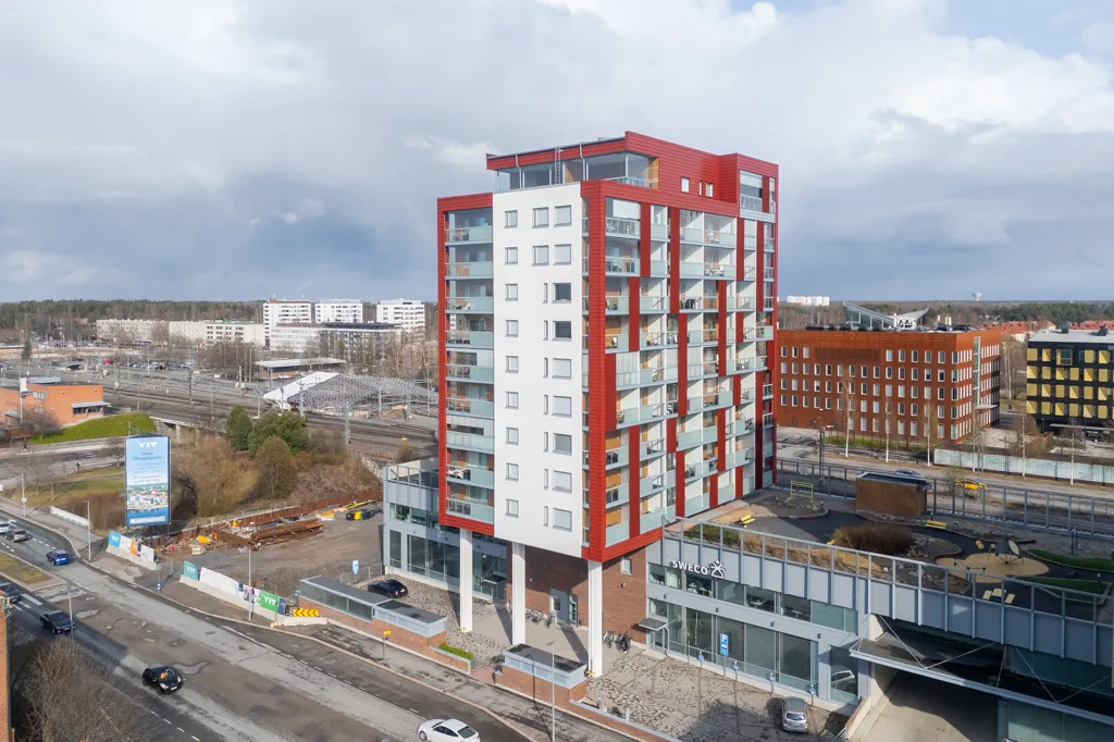 Õhuvaade - City Centre Flat with Balcony in Oulu