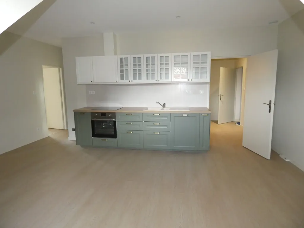 Kitchen - Renovated 3-Bedroom Apartment in Beaune