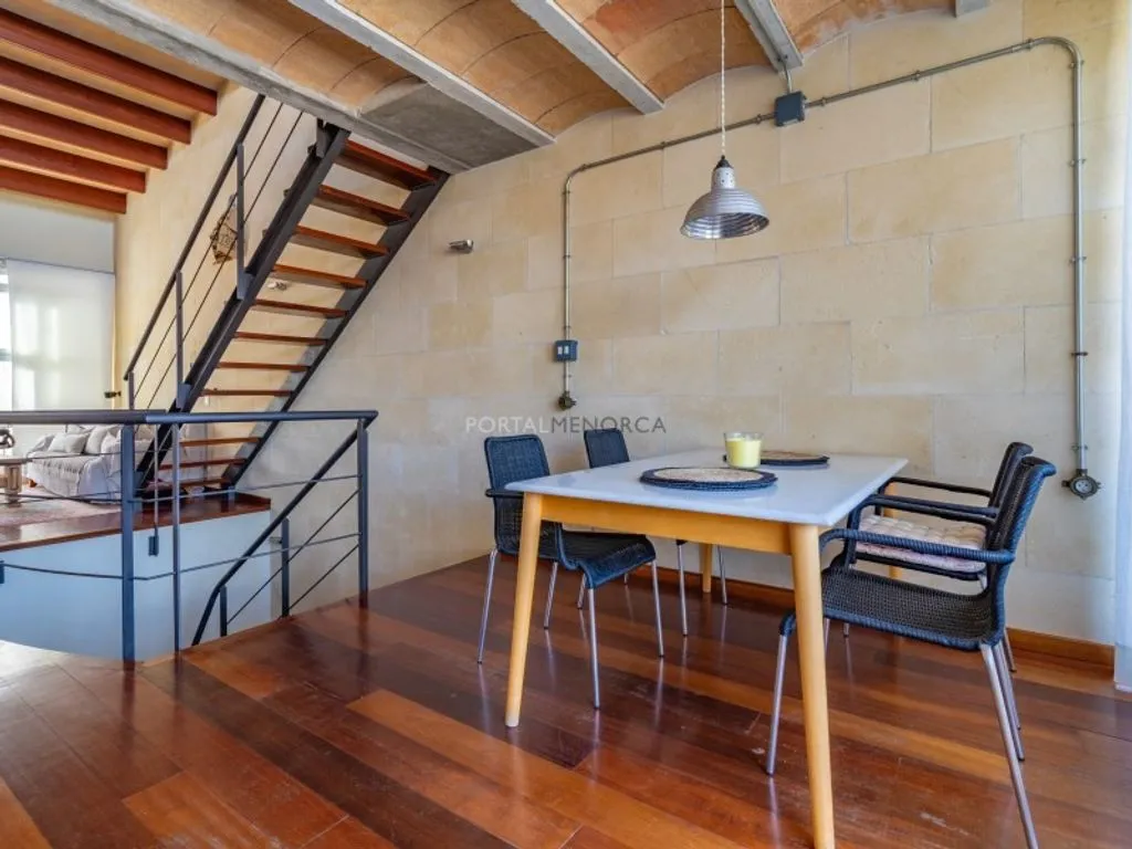 Dining Room - Converted Factory House with Terraces in Mahón