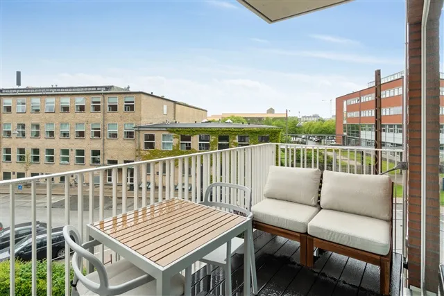 Balcon - 3-Room Apartment with Balcony in Aarhus