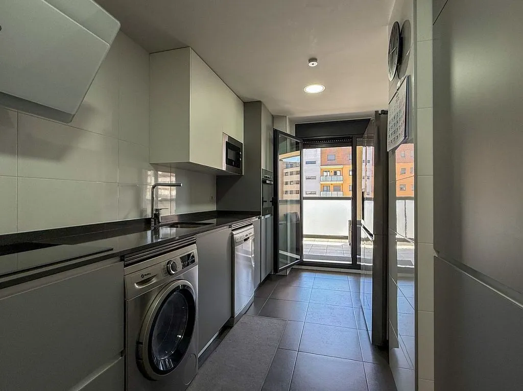 Köök - Apartment with Pool and Terrace in Aguas Vivas