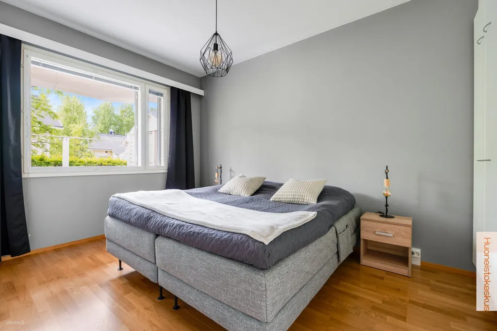 Bedrooms - Quiet Apartment with Garden in Joensuu