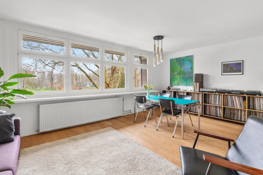Séjour - Apartment with Park View in Amsterdam-West