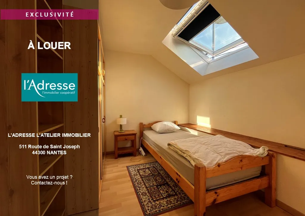 Chambres - Appartement Meublé 1 Pièce à Nantes Saint-Joseph de Porterie