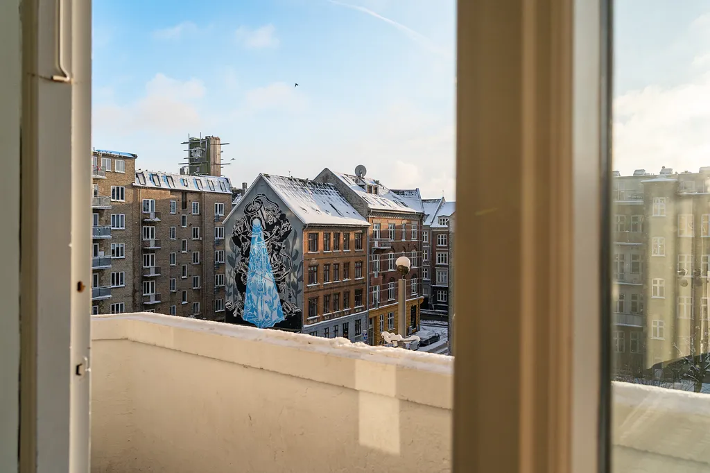 Balcony - 2-room apartment in Aalborg