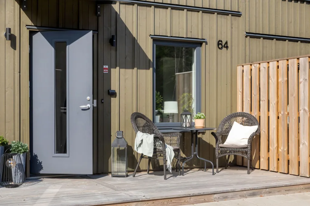 Terrasse - Modern Apartment with Garden in Ytterby
