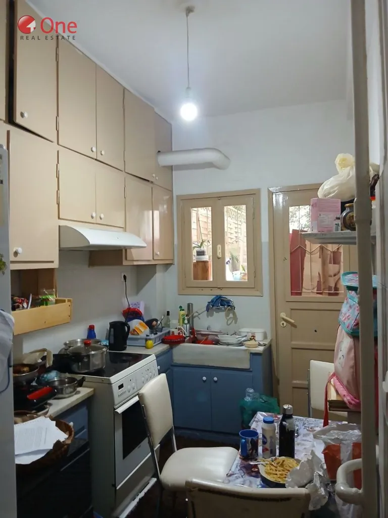 Kitchen - Apartment with Double Glass in Kalithea, Athens