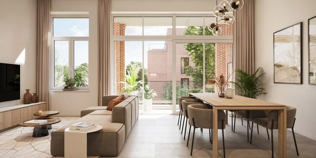 Salle à manger - Appartement Neuf avec 3 Chambres à Berlaar