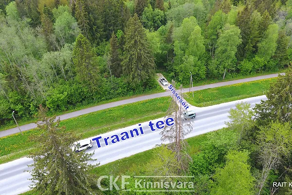 Õhuvaade - Plot with Building Rights in Saku