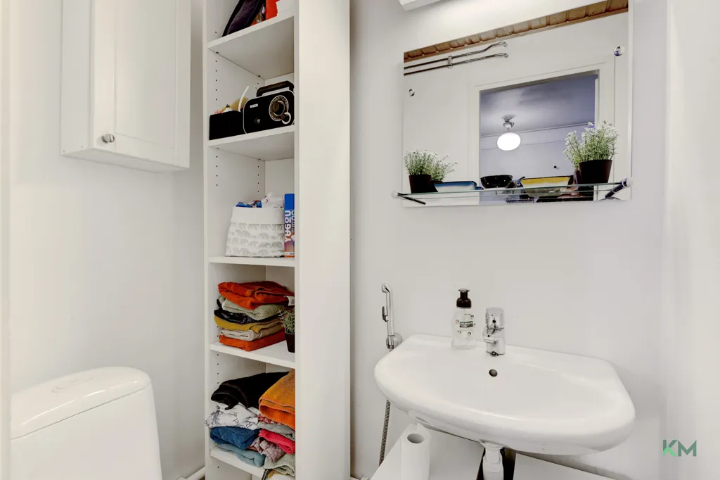 Salles de bain - Apartment with Stadium Views in Rovaniemi Centre