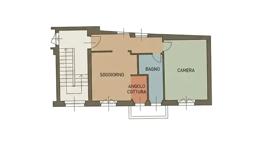 Plaan - Contemporary Flat with Balcony in Milan