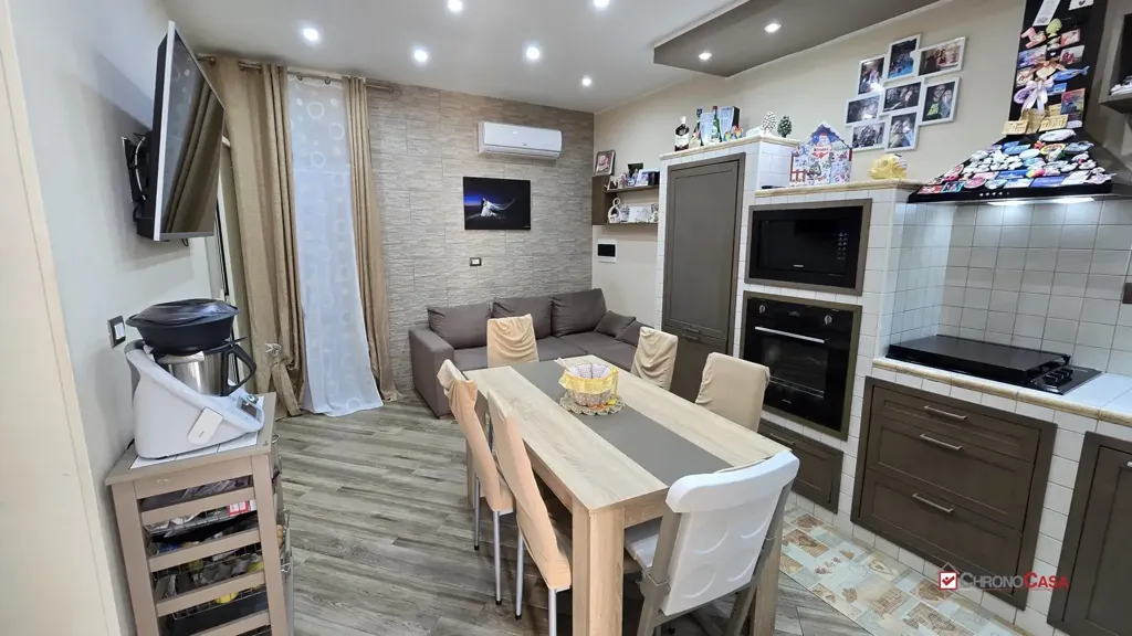 Salle à manger - Semi-detached Apartment with Verandas in Messina