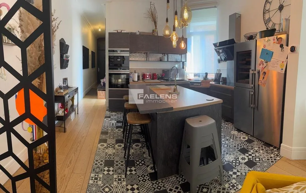 Cuisine - Appartement de Luxe avec Jardin à Lille