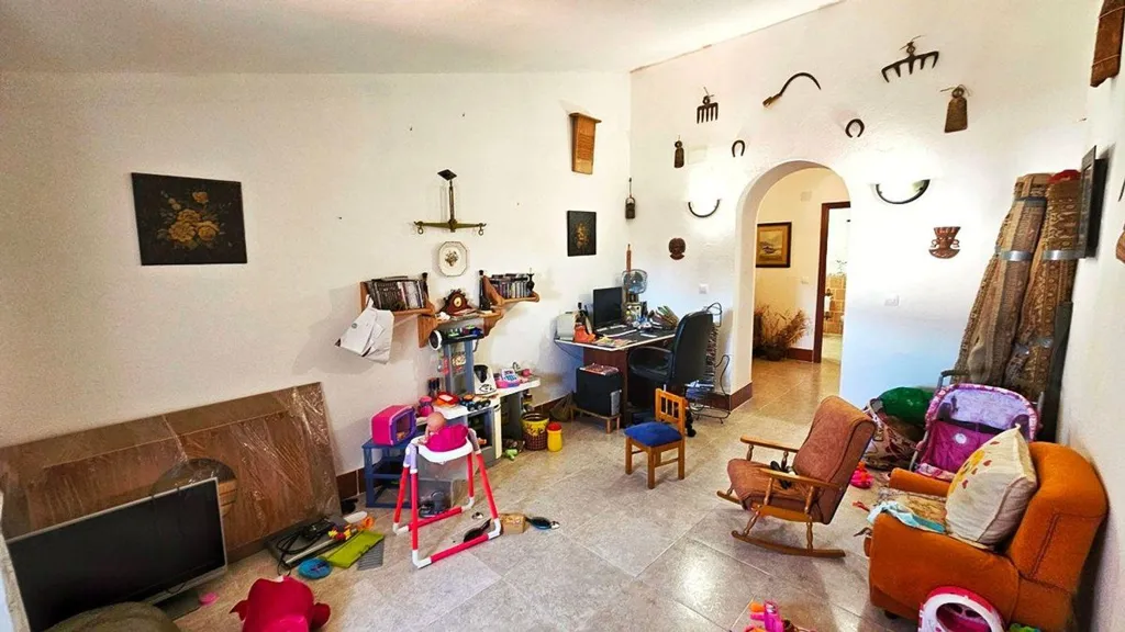 Séjour - Villa with West Views in Almonaster la Real