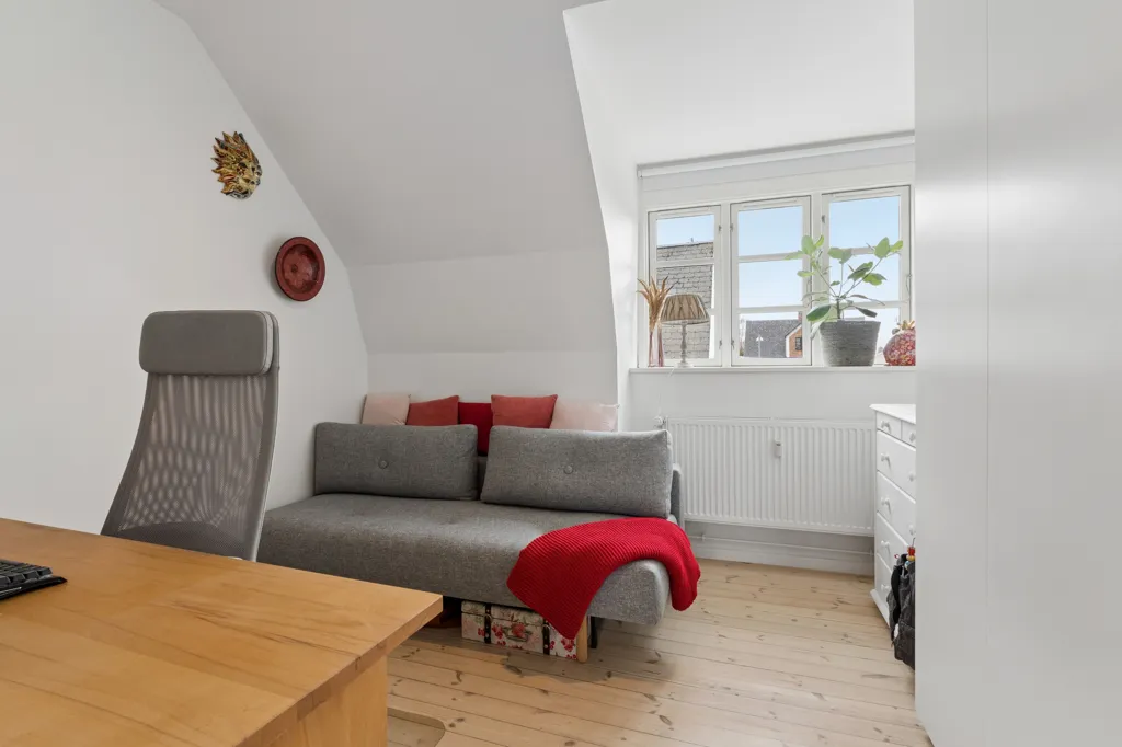 Soggiorno - Characterful Flat with Large Windows in Fredensborg