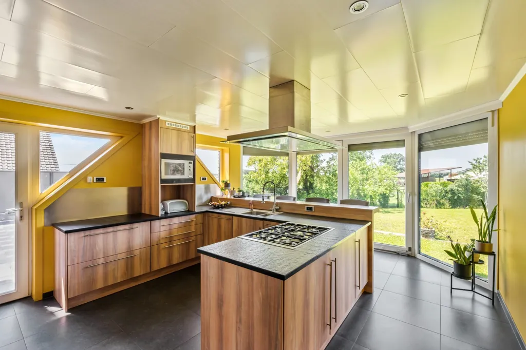 Cucina - Villa with Playful Architecture in Nieuwerkerken