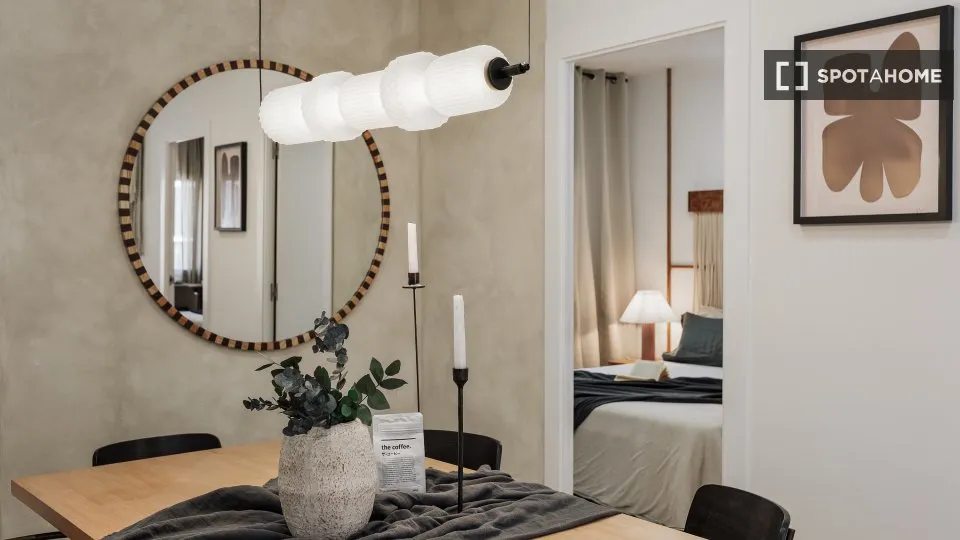 Sala da pranzo - Ample Apartment with Terrace in Vila de Gràcia