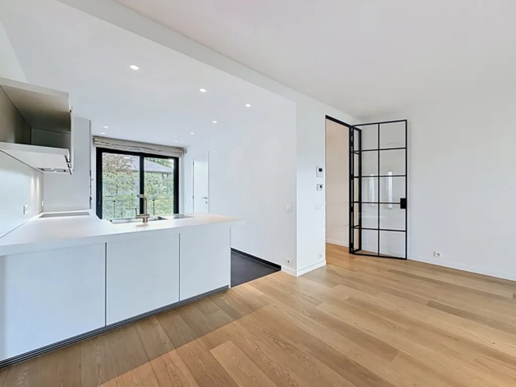 Köök - Luxury Apartment with Terrace in Waterloo