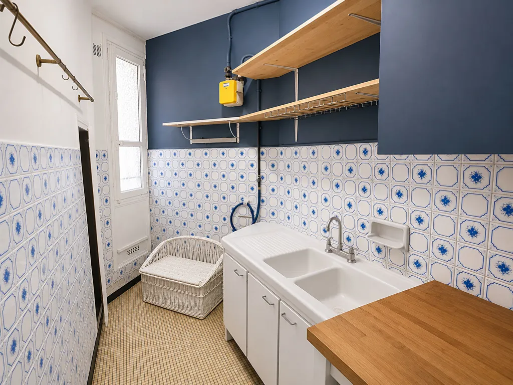 Buanderie - Appartement 3 Pièces Rue Monge, Paris 5ème