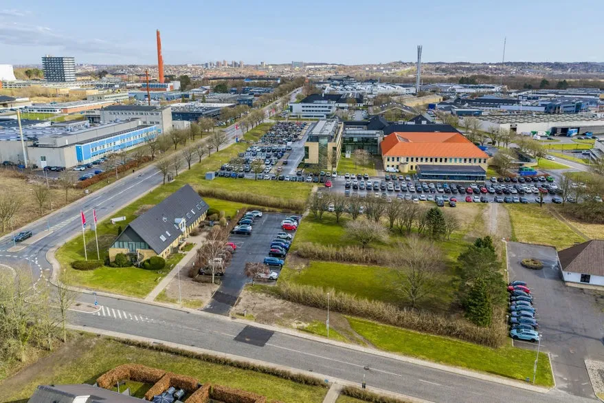 Õhuvaade - Unbuilt Plot for Office Use near Aalborg