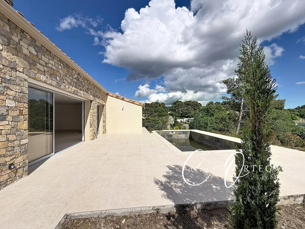 Terrasse - Villa Contemporaine avec Piscine au Carreau de Lanes