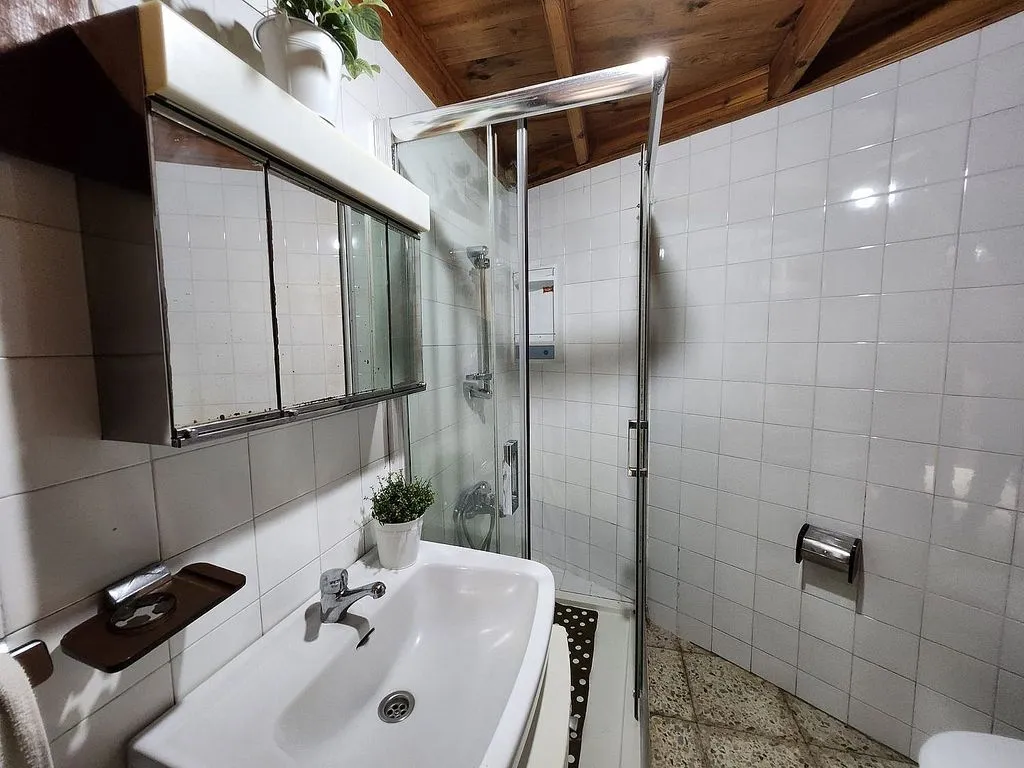 Salles de bain - Country House with Terrace in Coiroa
