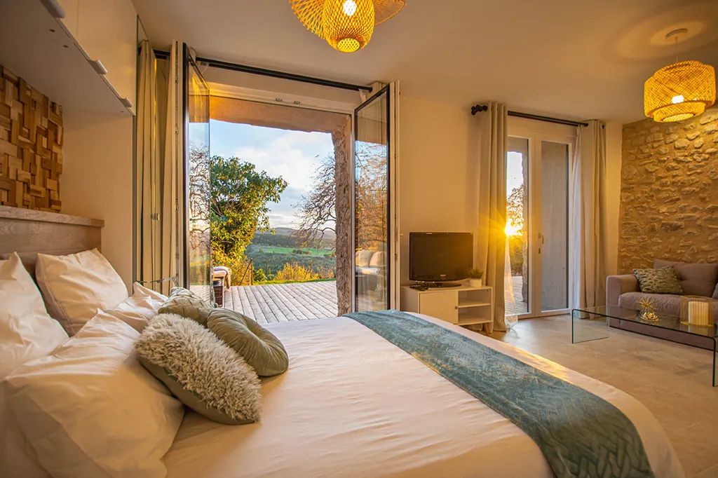 Camere da letto - Architect-Designed Studio with West Terrace in Gaubert