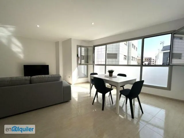 Séjour - Modern Flat with Office Kitchen in Burriana