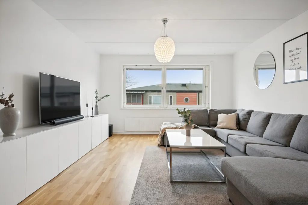 Elutuba - Modern Corner Apartment with Glass Balcony in Helsingborg