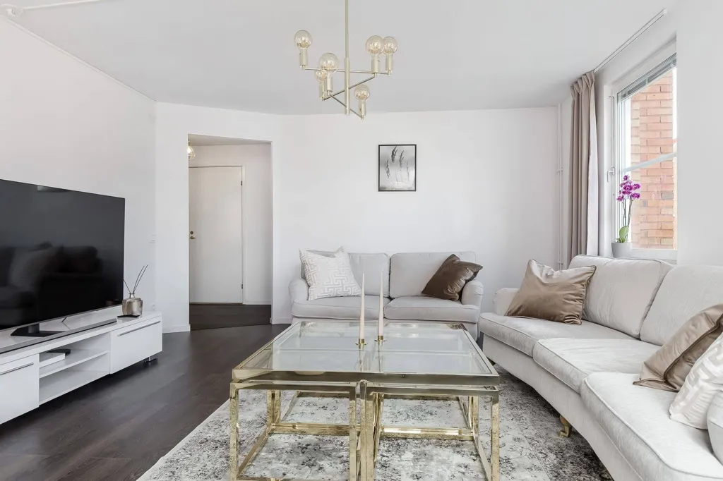 Séjour - Renovated Flat with Balcony in Central Norrköping