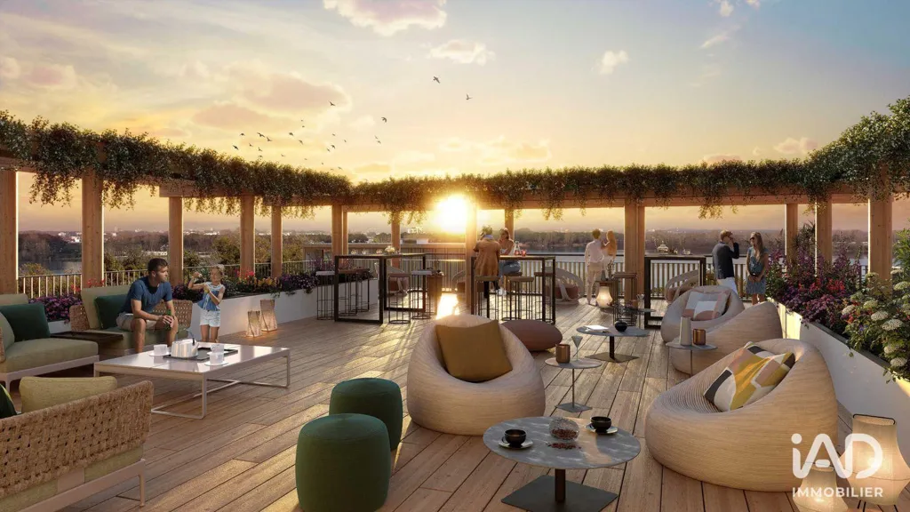 Terrasse - Appartement 4 Pièces avec Balcon à Bordeaux Ginko