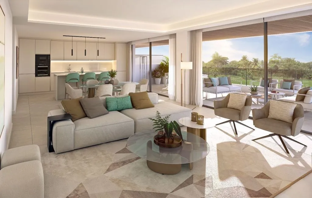 Séjour - Luxury Apartment with Pool in Estepona