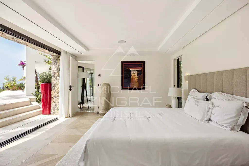 Chambres - Villa de luxe avec vue mer à Cannes