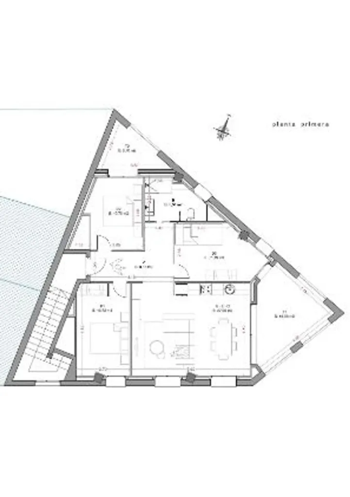 Planimetria - Detached House with Terrace in Salas Altas
