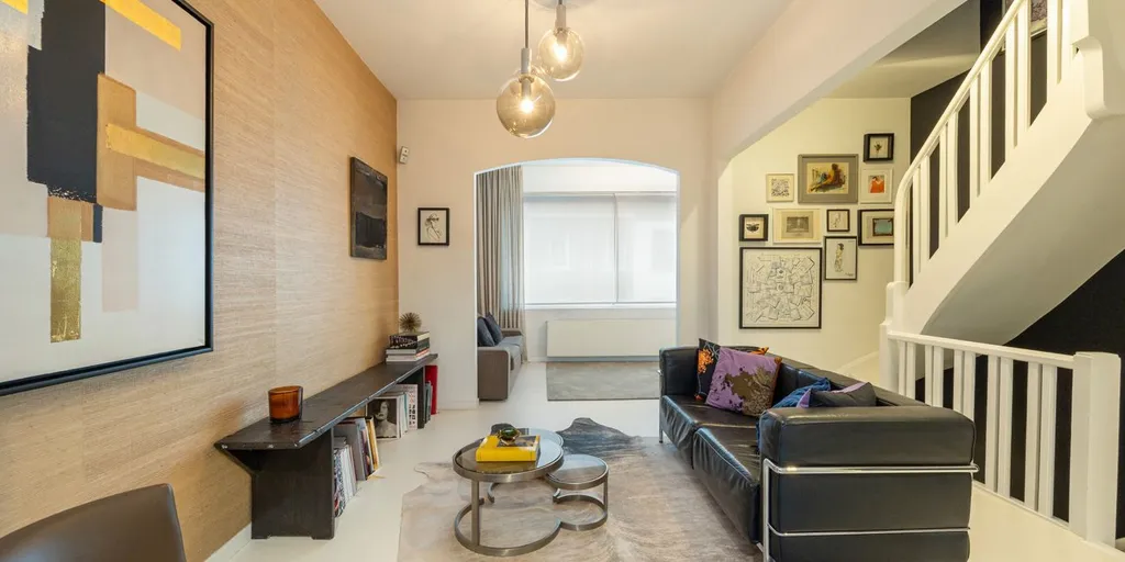 Séjour - Duplex Contemporain avec Garage à Anvers