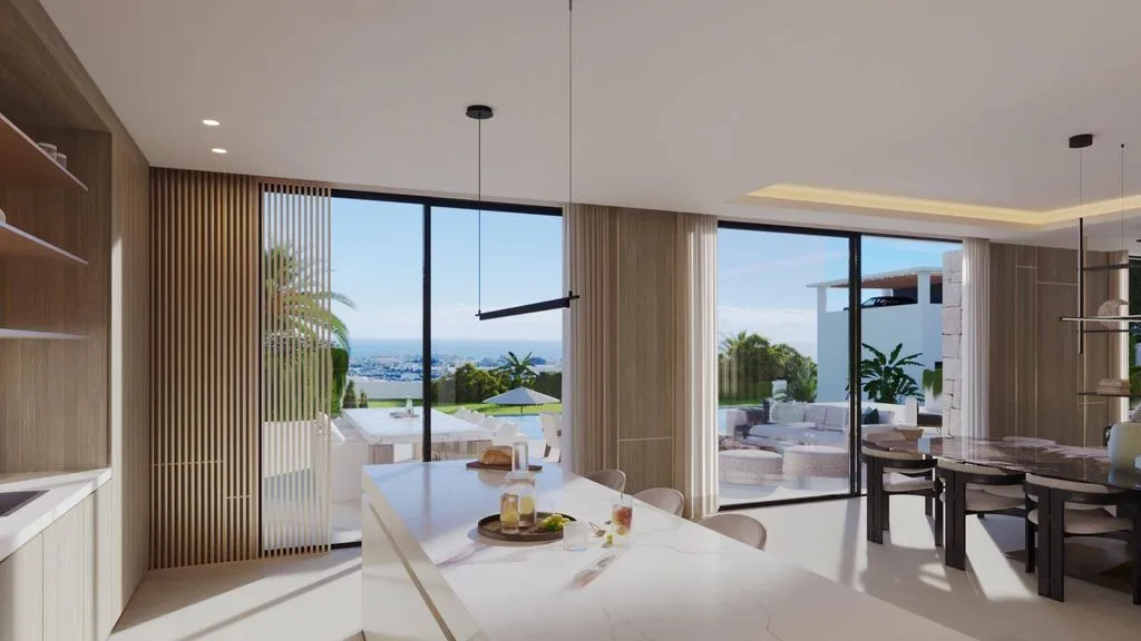 Söögituba - Luxury Villa with Sea View in Estepona