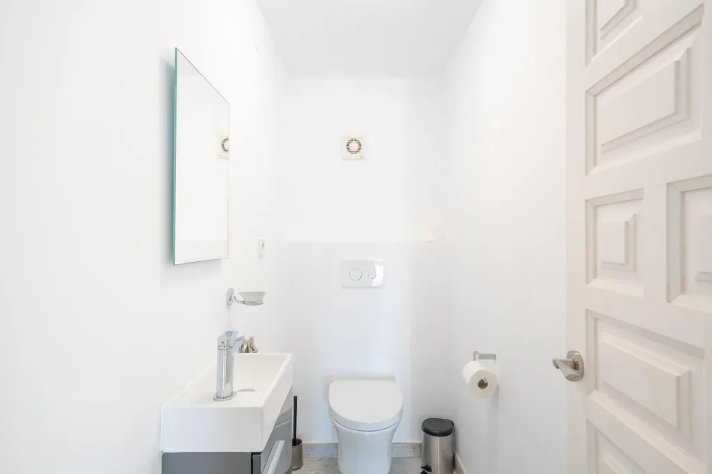 Salles de bain - Chalet with Sea View and Pool in Cap Martí