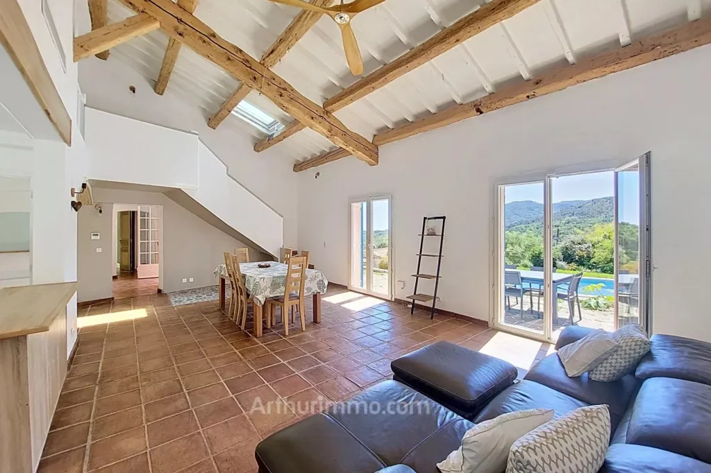 Séjour - Villa avec Piscine aux Adrets-de-l'Estérel