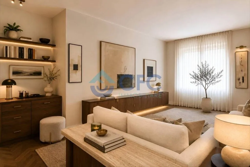 Living Room - Luxury Apartment in Historic Milan Centre