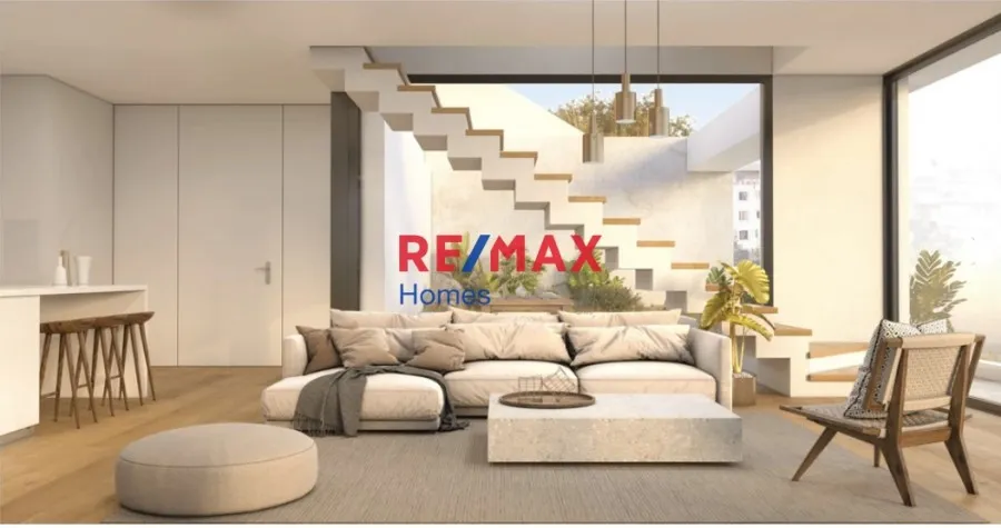 Living Room - Apartment with Sea View in Alimos, Athens