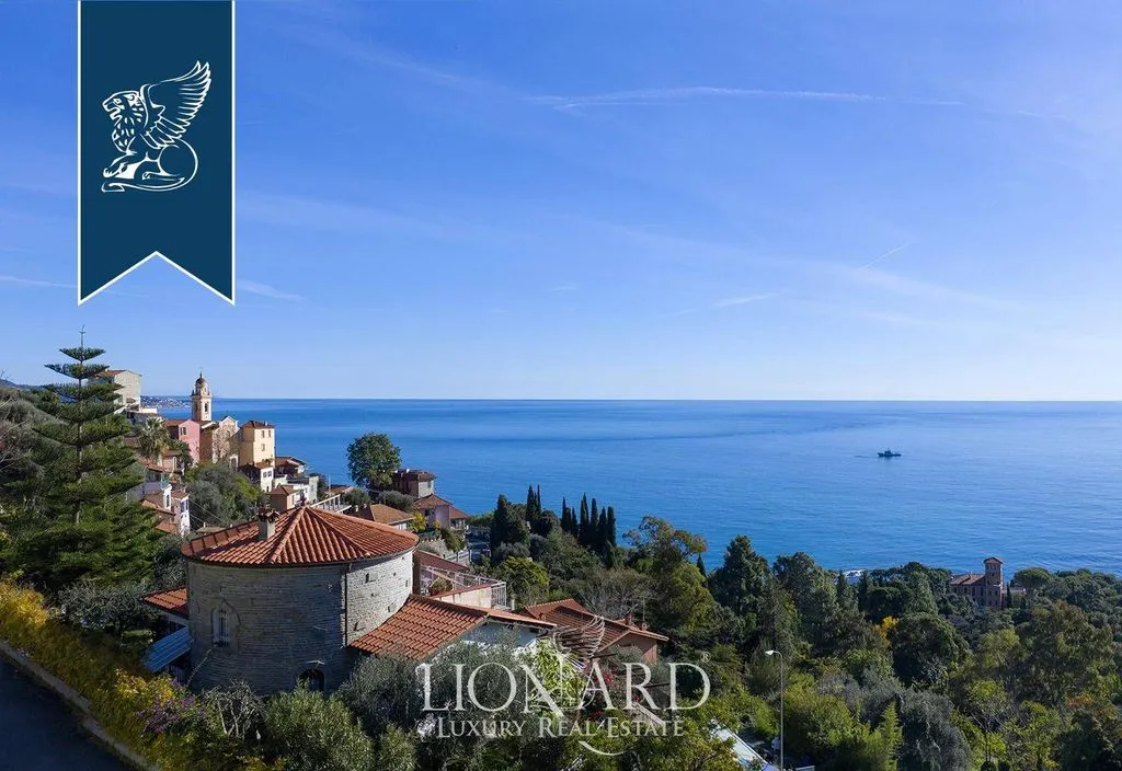 Vue aérienne - Luxury Villa with Sea View in Ventimiglia