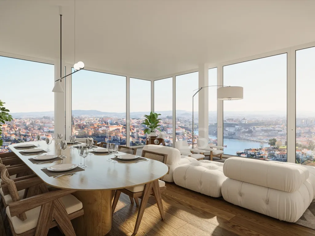 Salle à manger - T2 Apartment with River View in Vila Nova de Gaia