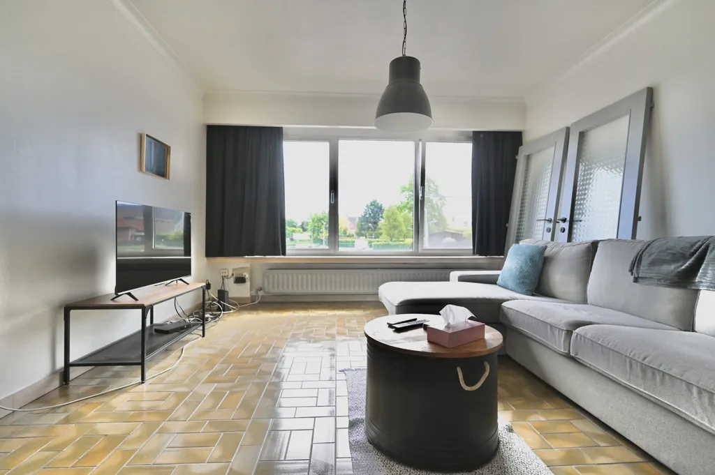 Living Room - Bright Apartment with Terrace in Bornem Centre