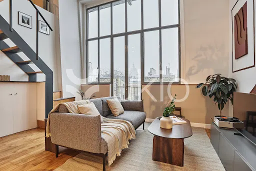 Séjour - Appartement de Luxe Rénové avec Ascenseur à Paris 5ᵉ